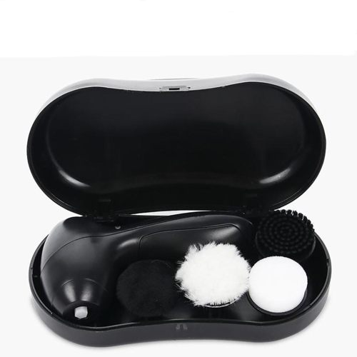 Electric Shoe Polisher Brush Leather Shoes Cleaning Repair Polishing