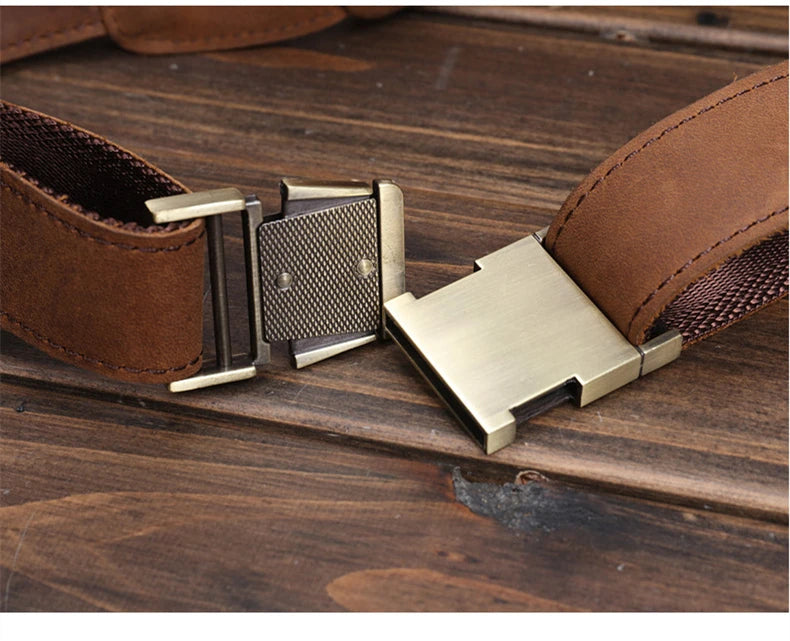 Genuine Leather Waist Packs Men Waist Bags Fanny Pack Belt Bag Phone Bags Travel Waist Pack Male Small Waist Bag Leather