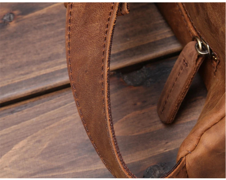 Genuine Leather Waist Packs Men Waist Bags Fanny Pack Belt Bag Phone Bags Travel Waist Pack Male Small Waist Bag Leather